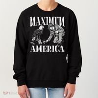 Maximum America Patriotic Bald Eagle Women's Sweatshirt thumb 0