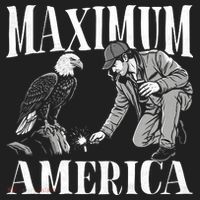 Maximum America Patriotic Bald Eagle Women's Sweatshirt thumb 2