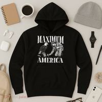 Maximum America Patriotic Bald Eagle Hoodie thumb 3
