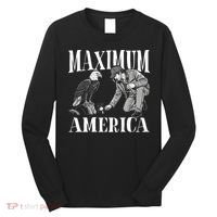 Maximum America Patriotic Bald Eagle Long Sleeve Shirt thumb 0