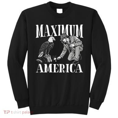 Maximum America Patriotic Bald Eagle Sweatshirt