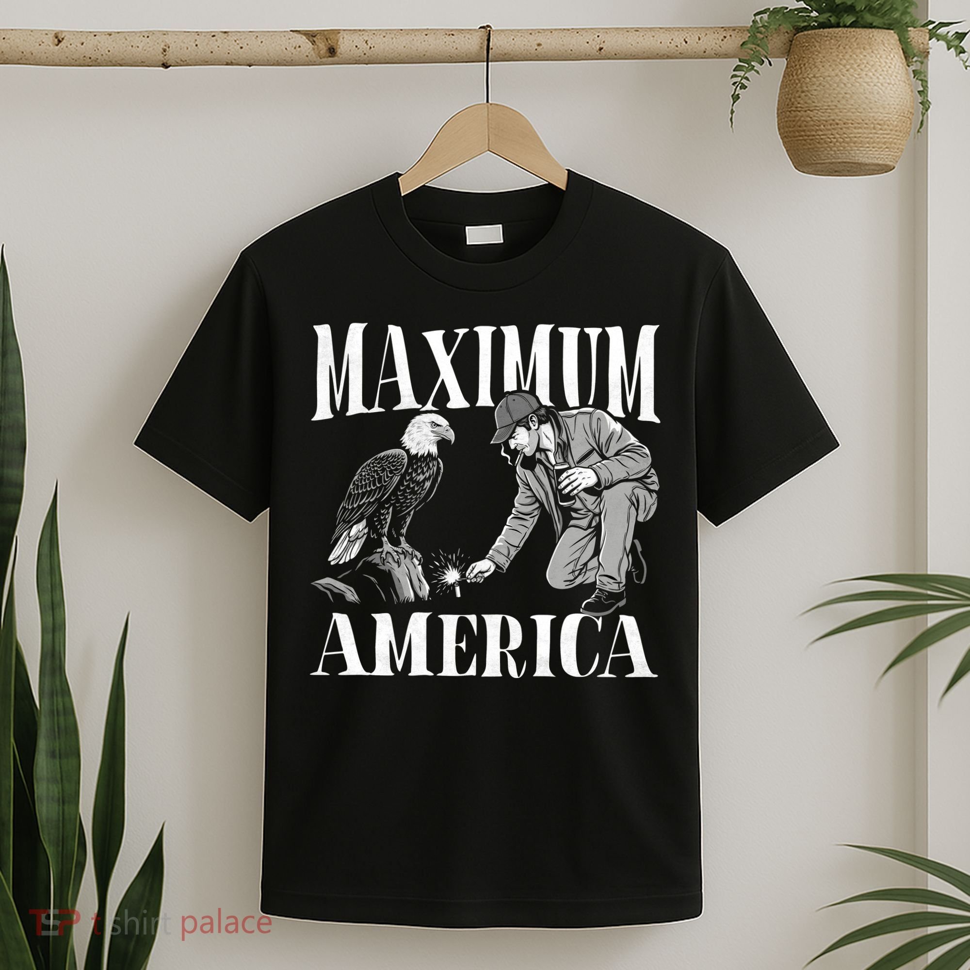 Maximum America Patriotic Bald Eagle T-Shirt