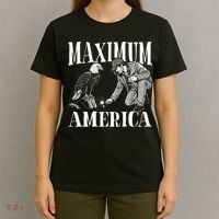Maximum America Patriotic Bald Eagle T-Shirt thumb 4