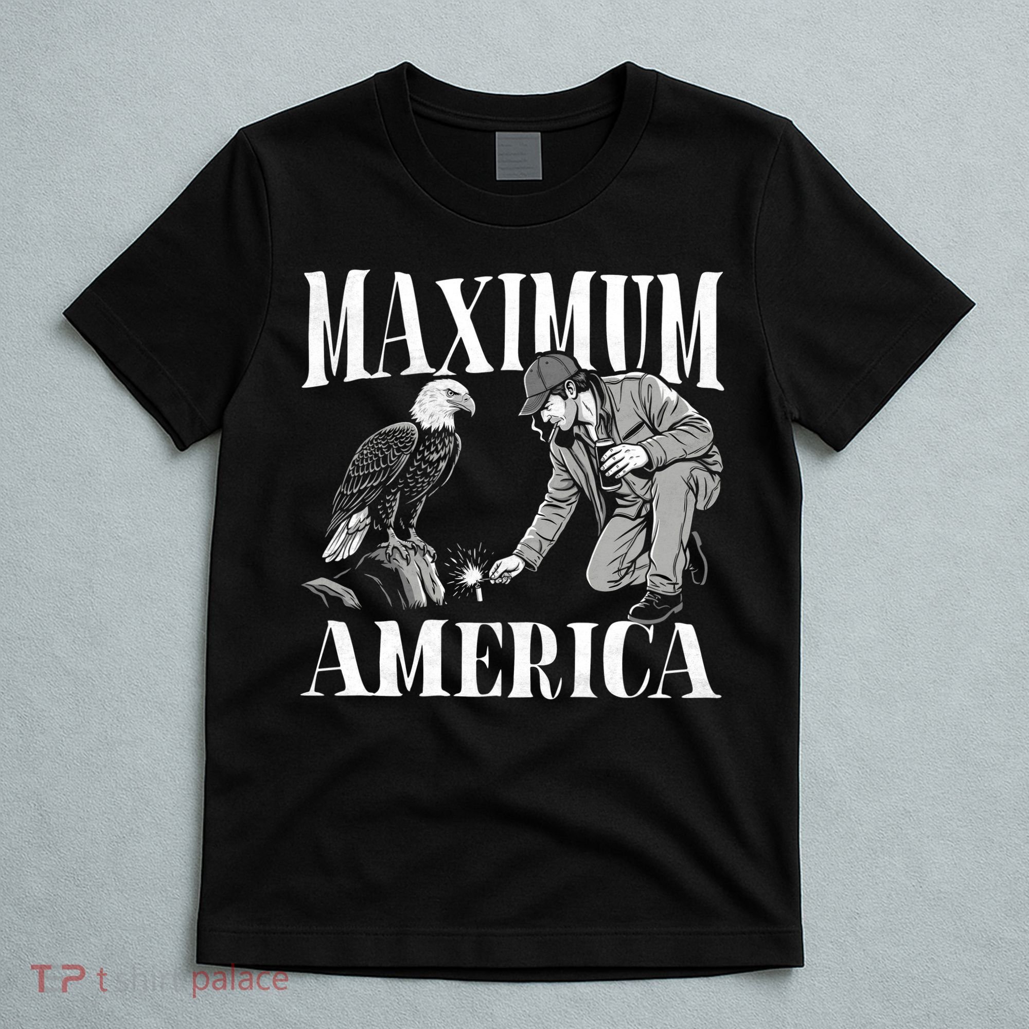 Maximum America Patriotic Bald Eagle T-Shirt