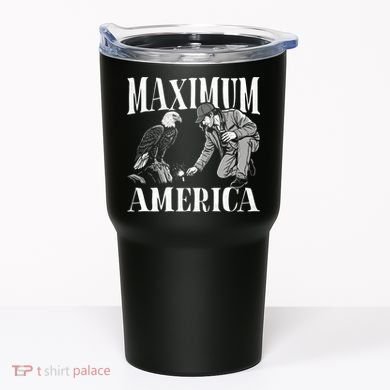 Maximum America Patriotic Bald Eagle Tumbler