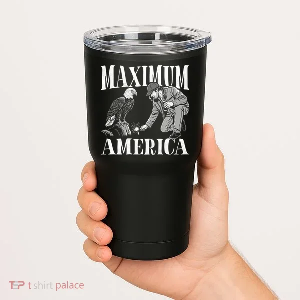 Maximum America Patriotic Bald Eagle Tumbler