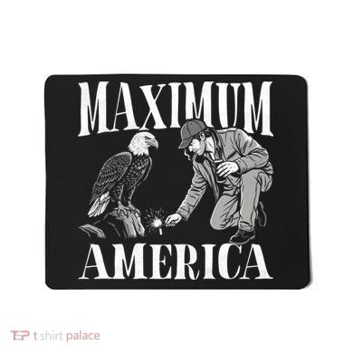 Maximum America Patriotic Bald Eagle Mousepad