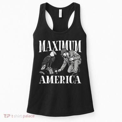 Maximum America Patriotic Bald Eagle Women's Tank Top