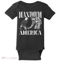 Maximum America Patriotic Bald Eagle Baby Bodysuit thumb 0
