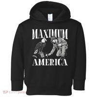 Maximum America Patriotic Bald Eagle Toddler Hoodie thumb 0