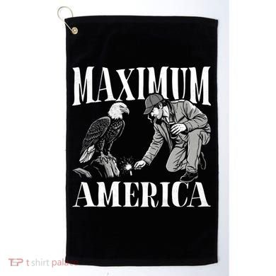 Maximum America Patriotic Bald Eagle Golf Towel