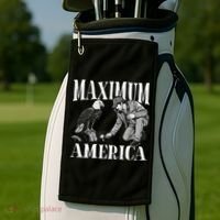 Maximum America Patriotic Bald Eagle Golf Towel thumb 2