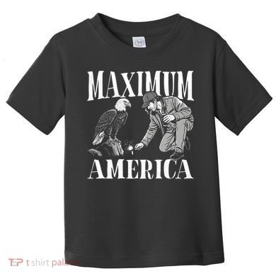 Maximum America Patriotic Bald Eagle Toddler T-Shirt