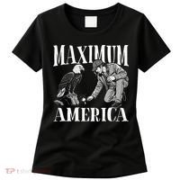 Maximum America Patriotic Bald Eagle Women's T-Shirt thumb 0