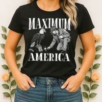 Maximum America Patriotic Bald Eagle Women's T-Shirt thumb 2