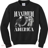 Maximum America Patriotic Bald Eagle Kids Sweatshirt thumb 0