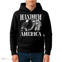 Maximum America Patriotic Bald Eagle Kids Hoodie thumb 4