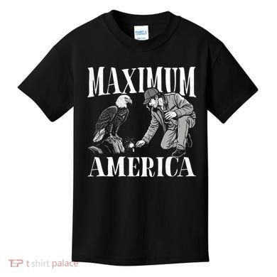 Maximum America Patriotic Bald Eagle Kids T-Shirt