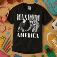 Maximum America Patriotic Bald Eagle Kids T-Shirt thumb 3