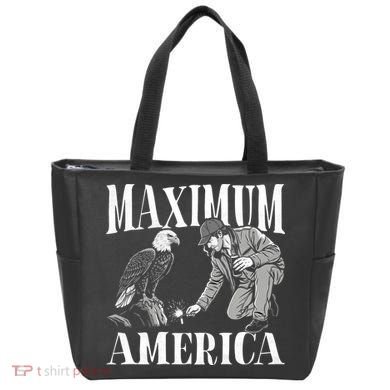 Maximum America Patriotic Bald Eagle Tote Bag