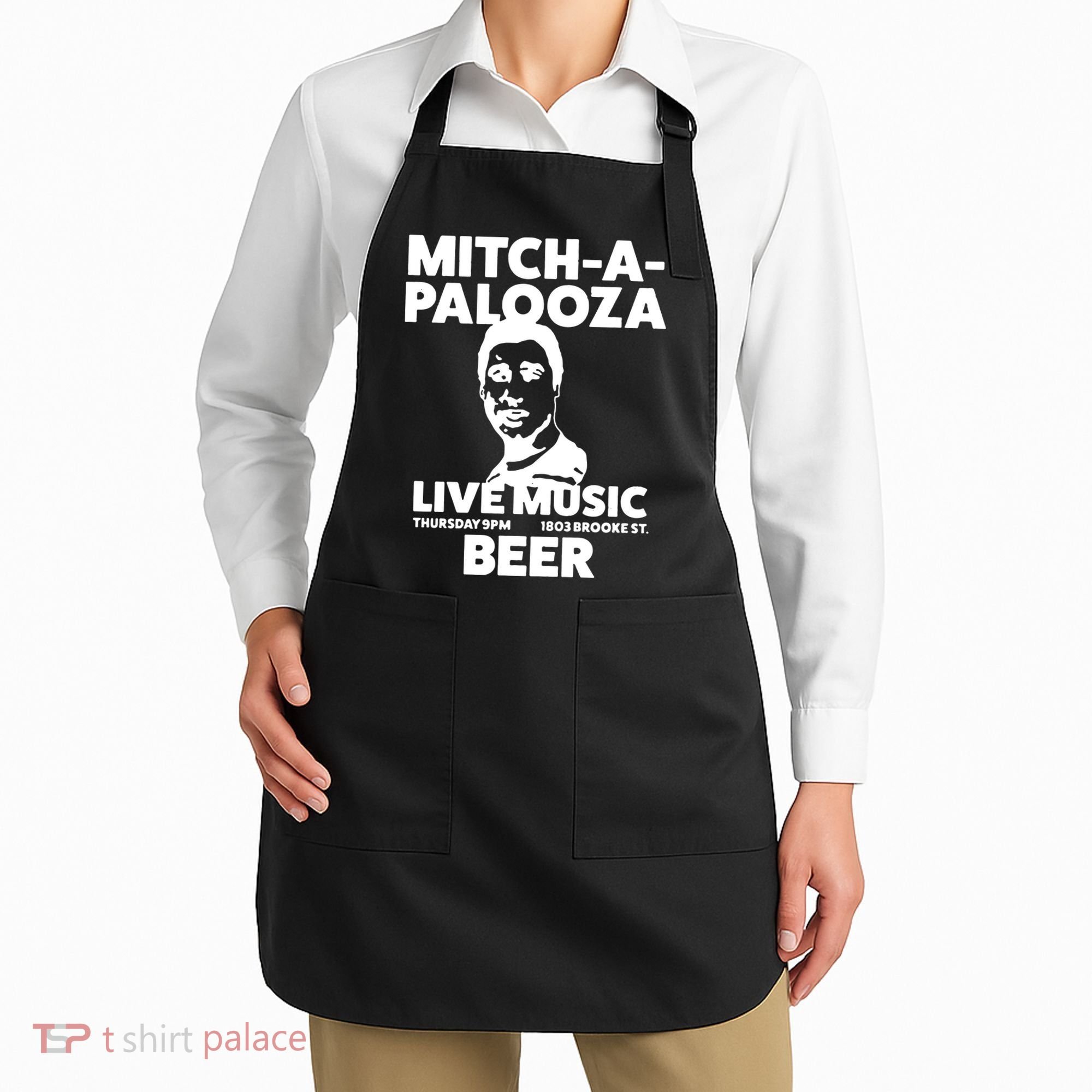 Mitch A Palooza Funny Movie Apron