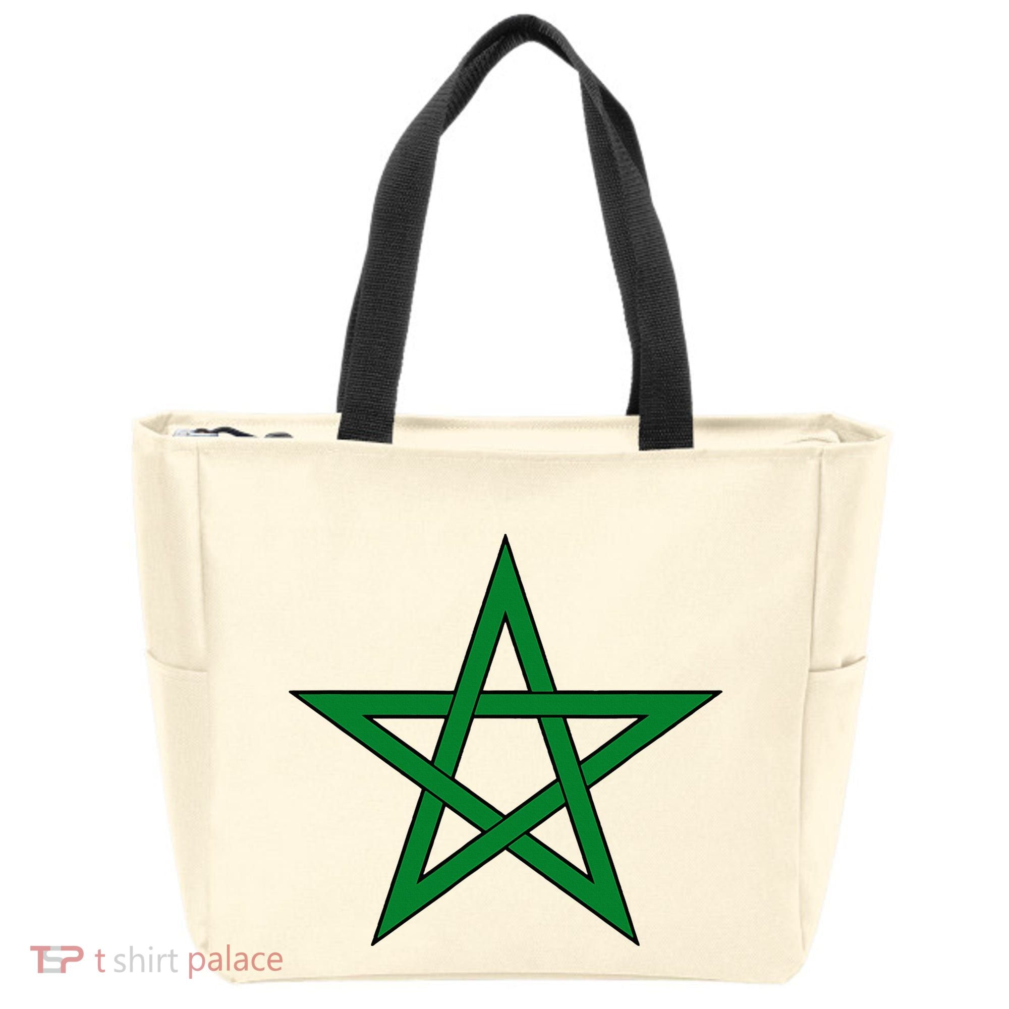 Moorish American Proud Moors Moorish Moroccan Flag Amexem Tote Bag