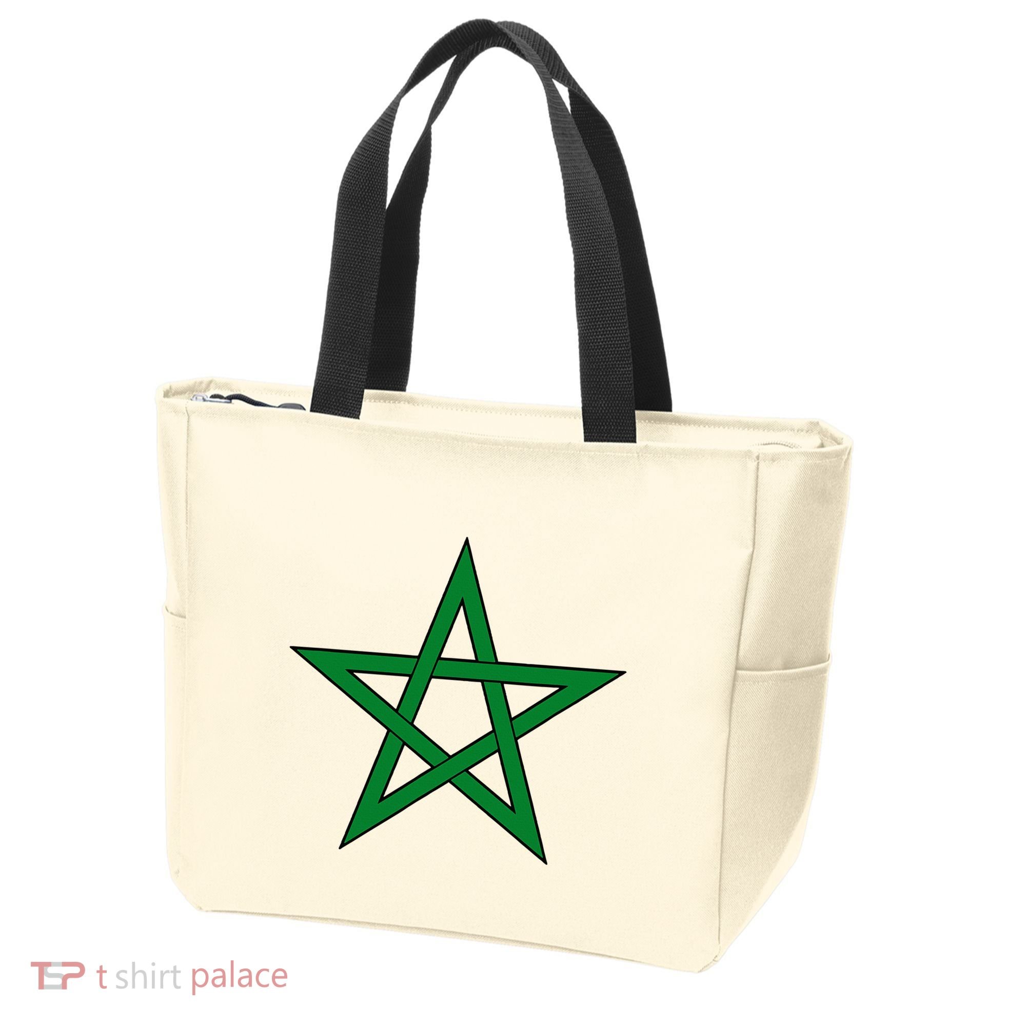 Moorish American Proud Moors Moorish Moroccan Flag Amexem Tote Bag