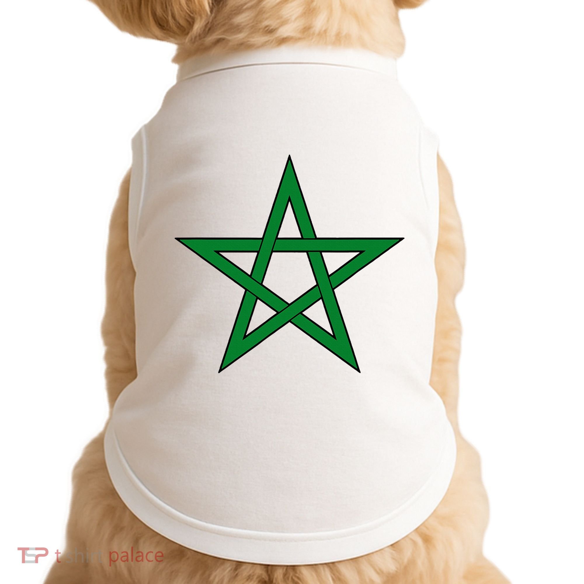 Moorish American Proud Moors Moorish Moroccan Flag Amexem Doggie Tank