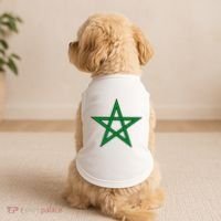 Moorish American Proud Moors Moorish Moroccan Flag Amexem Doggie Tank thumb 2