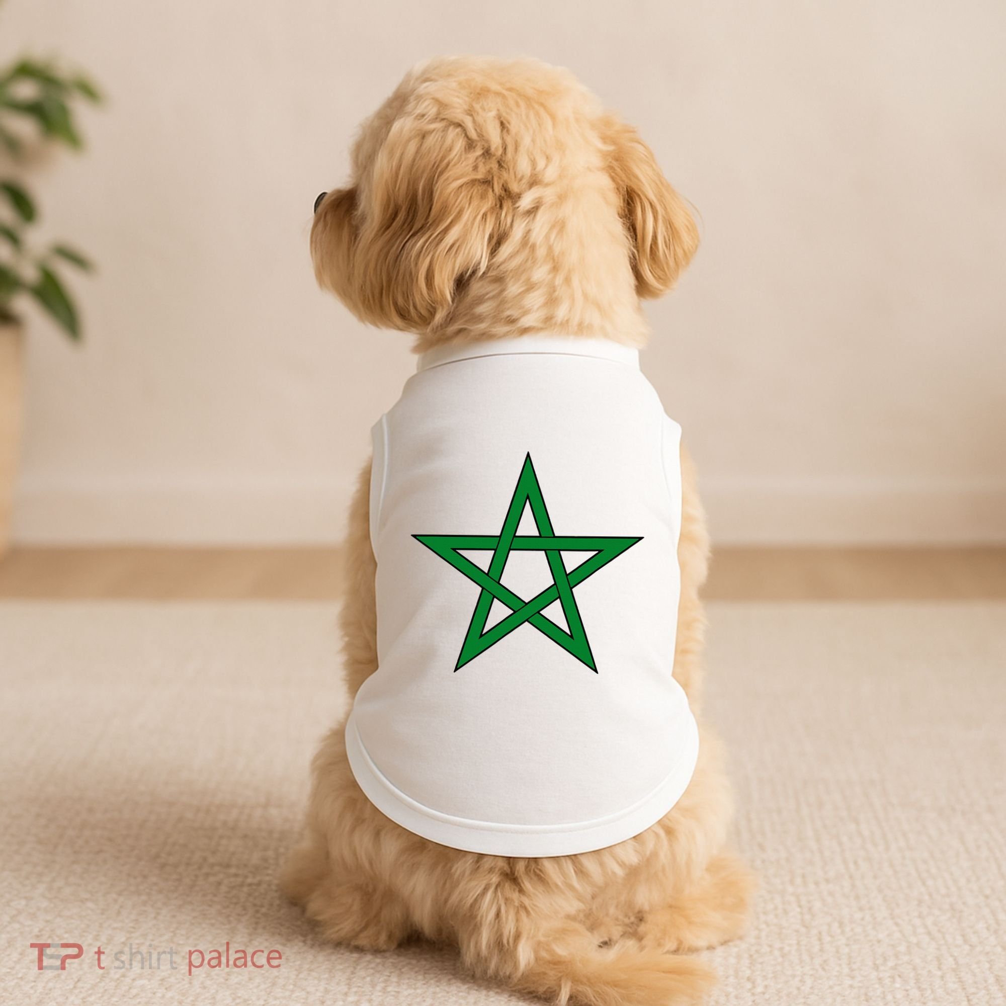 Moorish American Proud Moors Moorish Moroccan Flag Amexem Doggie Tank
