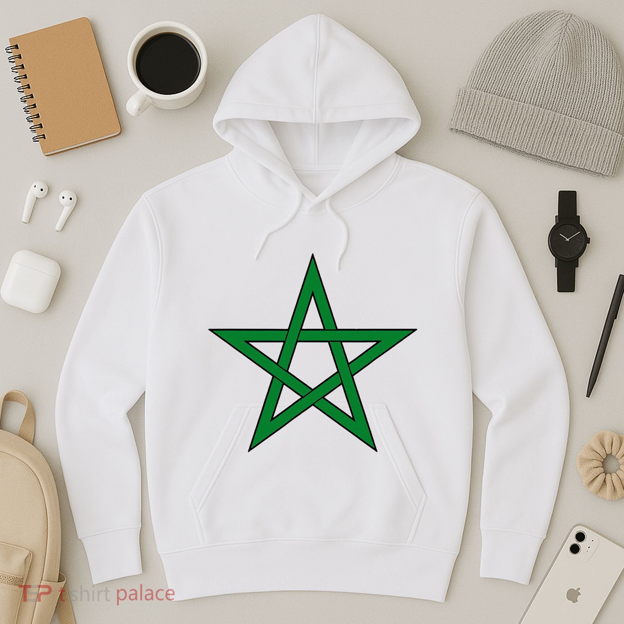 Moorish American Proud Moors Moorish Moroccan Flag Amexem Hoodie