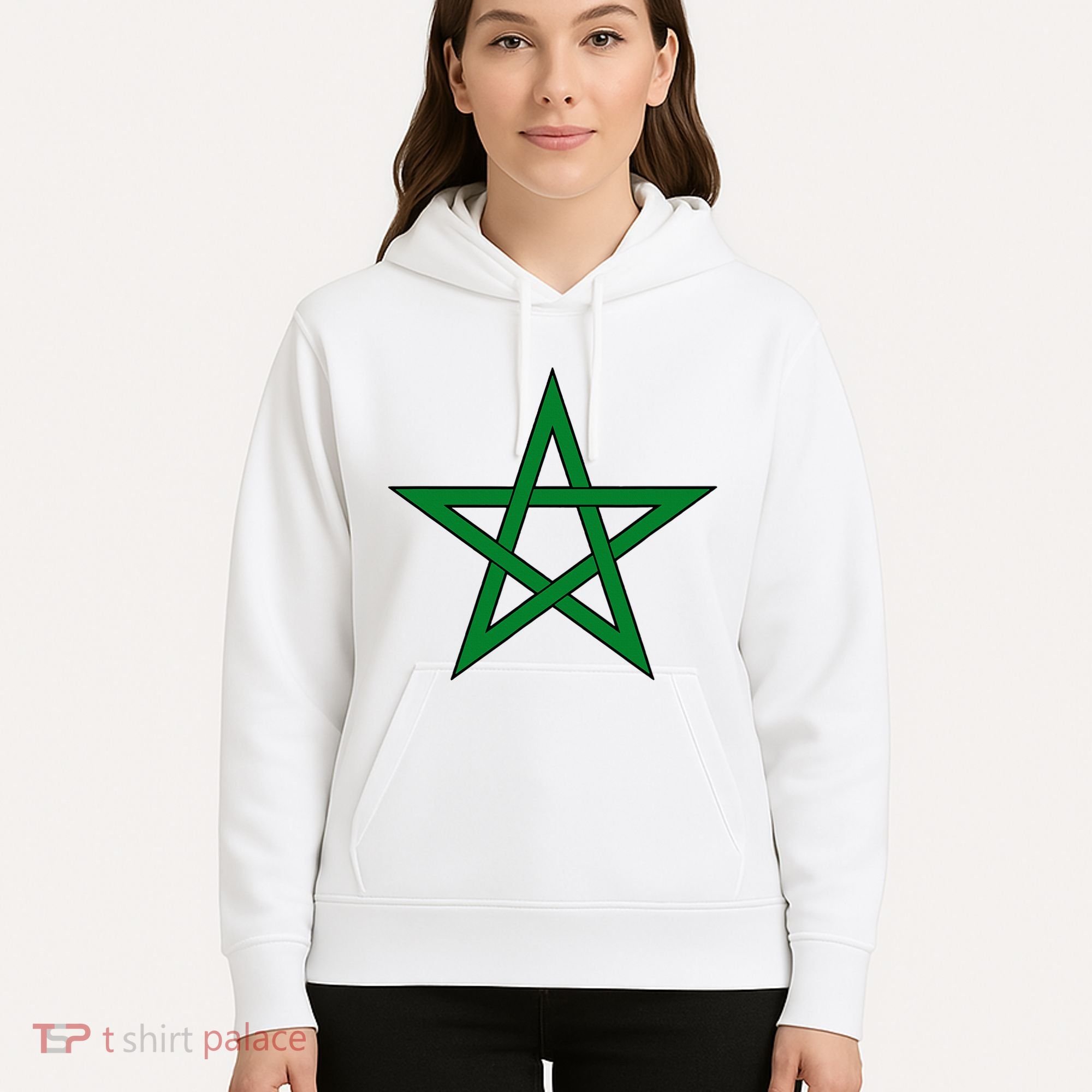 Moorish American Proud Moors Moorish Moroccan Flag Amexem Hoodie