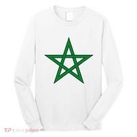 Moorish American Proud Moors Moorish Moroccan Flag Amexem Long Sleeve Shirt thumb 0