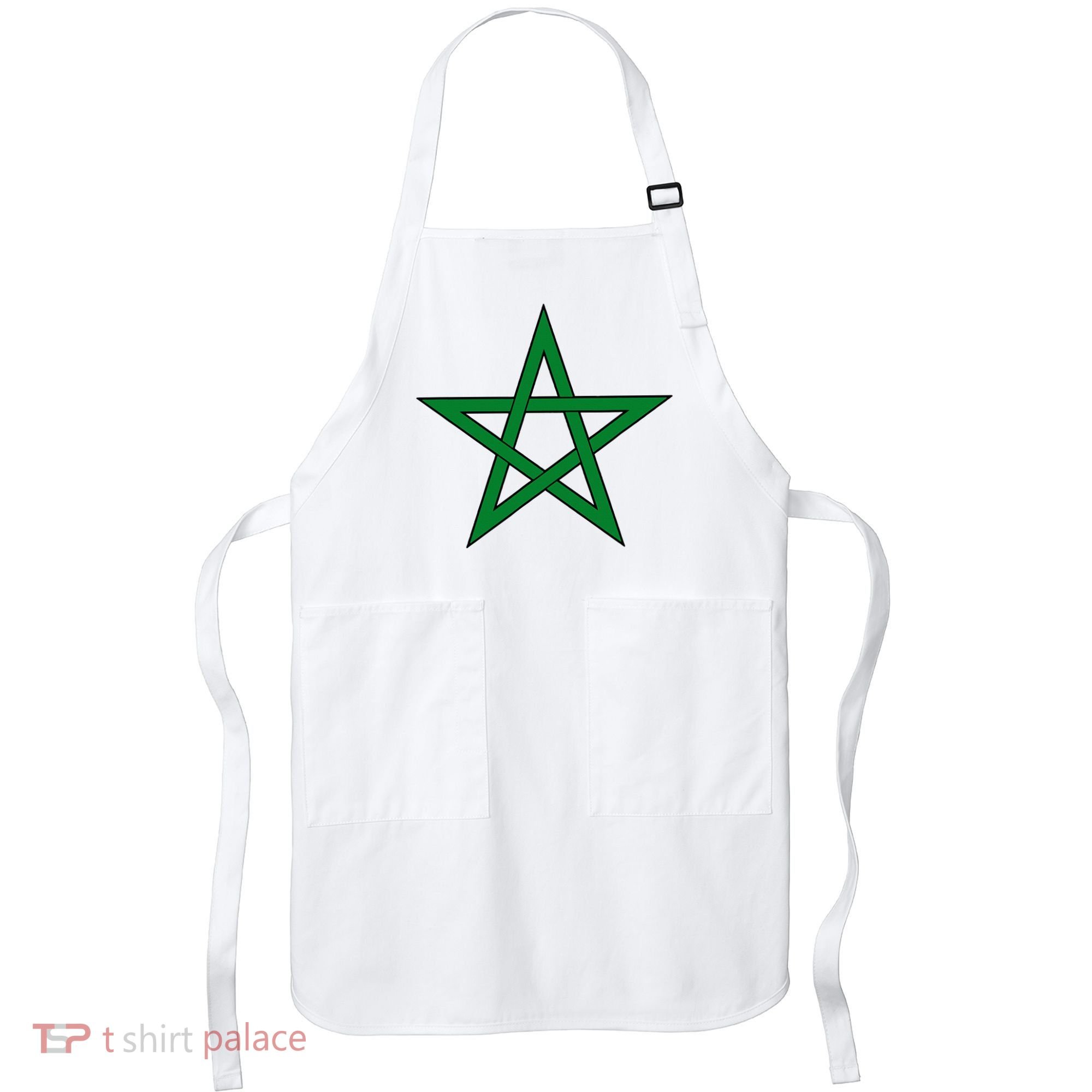 Moorish American Proud Moors Moorish Moroccan Flag Amexem Apron