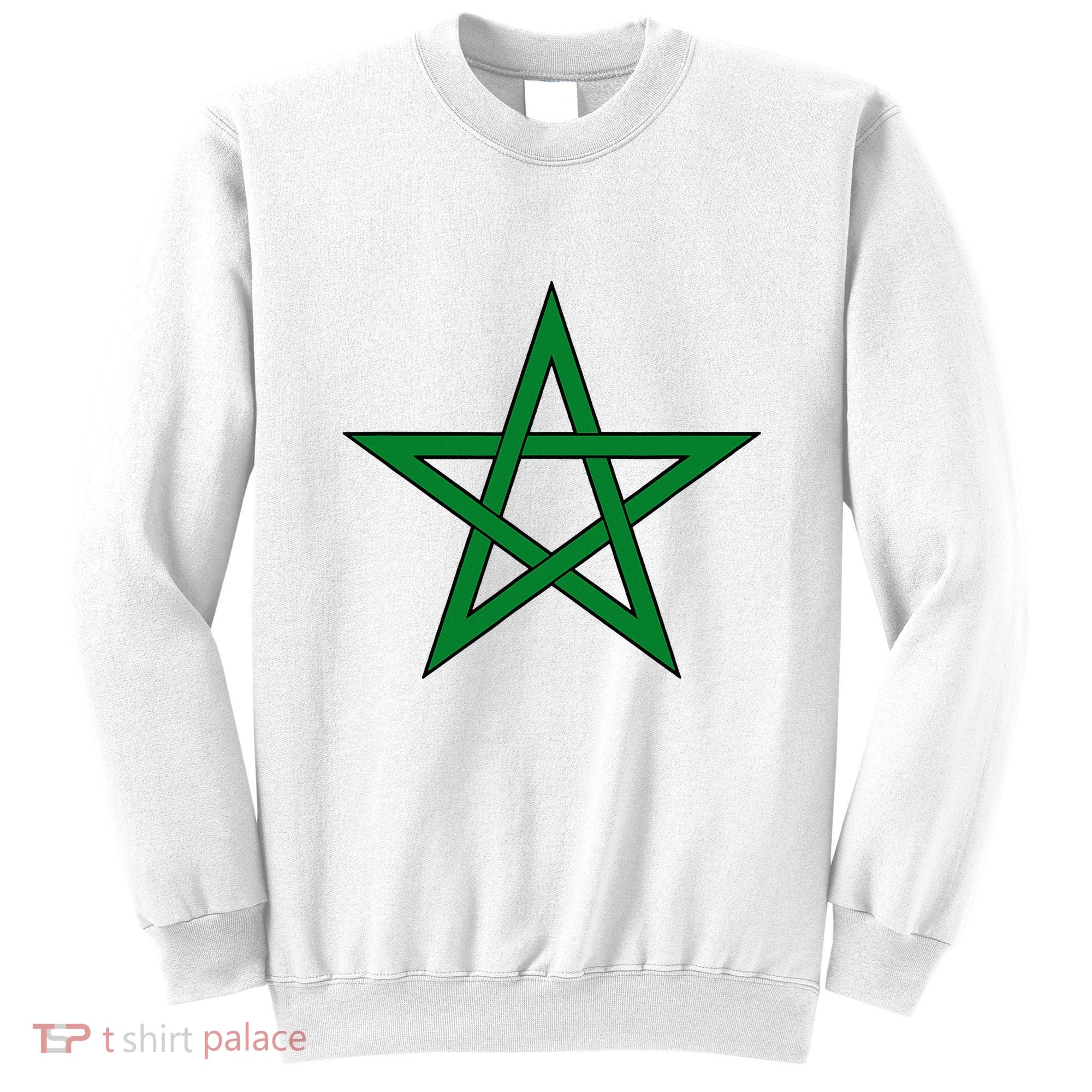 Moorish American Proud Moors Moorish Moroccan Flag Amexem Sweatshirt