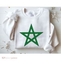 Moorish American Proud Moors Moorish Moroccan Flag Amexem Sweatshirt thumb 2