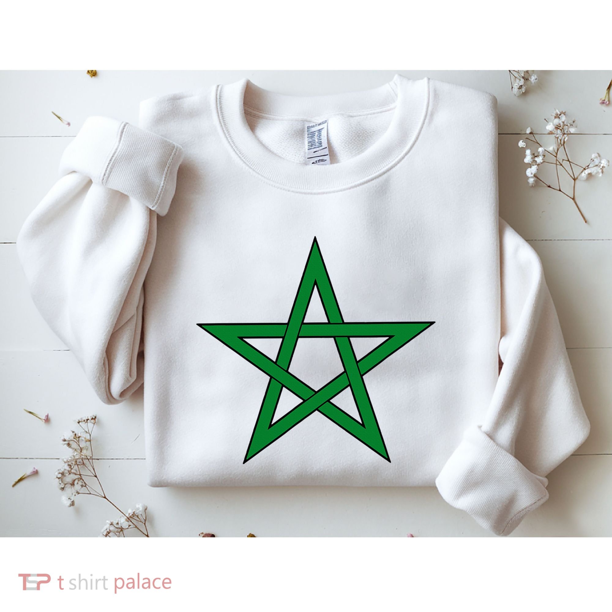 Moorish American Proud Moors Moorish Moroccan Flag Amexem Sweatshirt