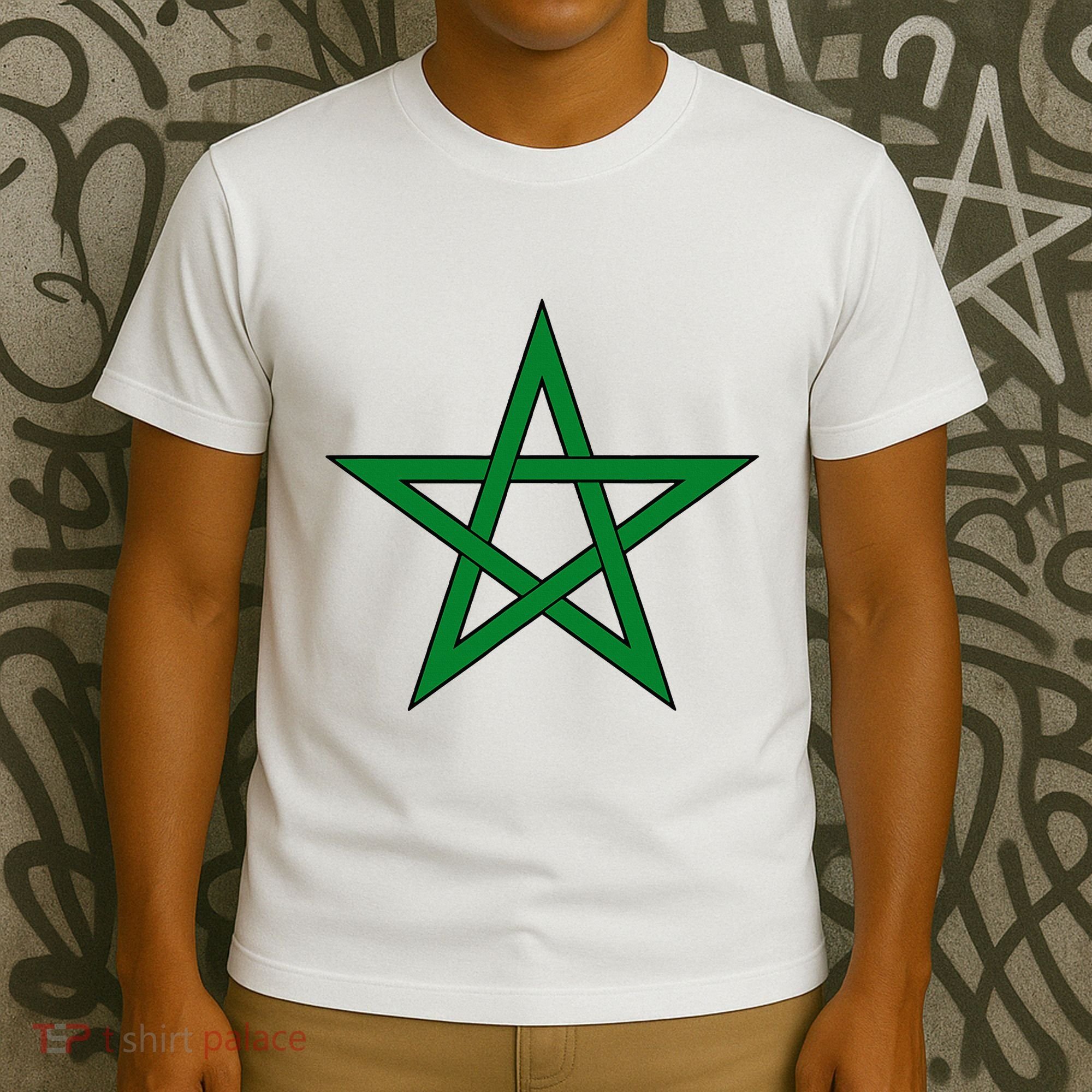 Moorish American Proud Moors Moorish Moroccan Flag Amexem T-Shirt