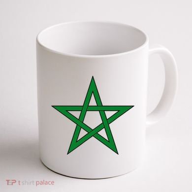 Moorish American Proud Moors Moorish Moroccan Flag Amexem Coffee Mug back