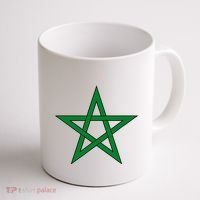 Moorish American Proud Moors Moorish Moroccan Flag Amexem Coffee Mug thumb 1