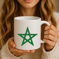 Moorish American Proud Moors Moorish Moroccan Flag Amexem Coffee Mug thumb 3