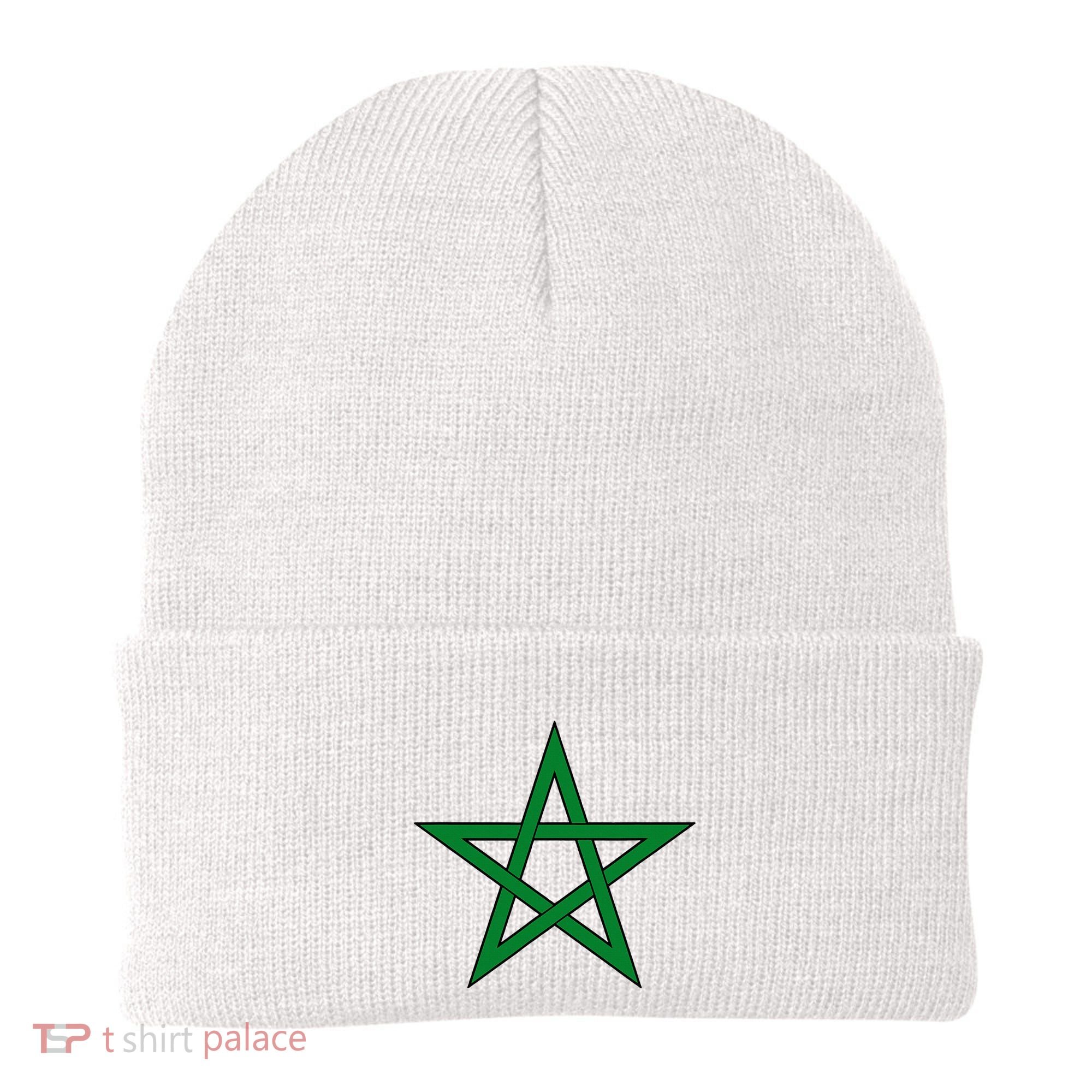Moorish American Proud Moors Moorish Moroccan Flag Amexem Beanie