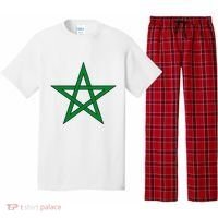 Moorish American Proud Moors Moorish Moroccan Flag Amexem Pajama Set thumb 0