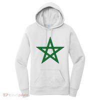 Moorish American Proud Moors Moorish Moroccan Flag Amexem Women's Hoodie thumb 0