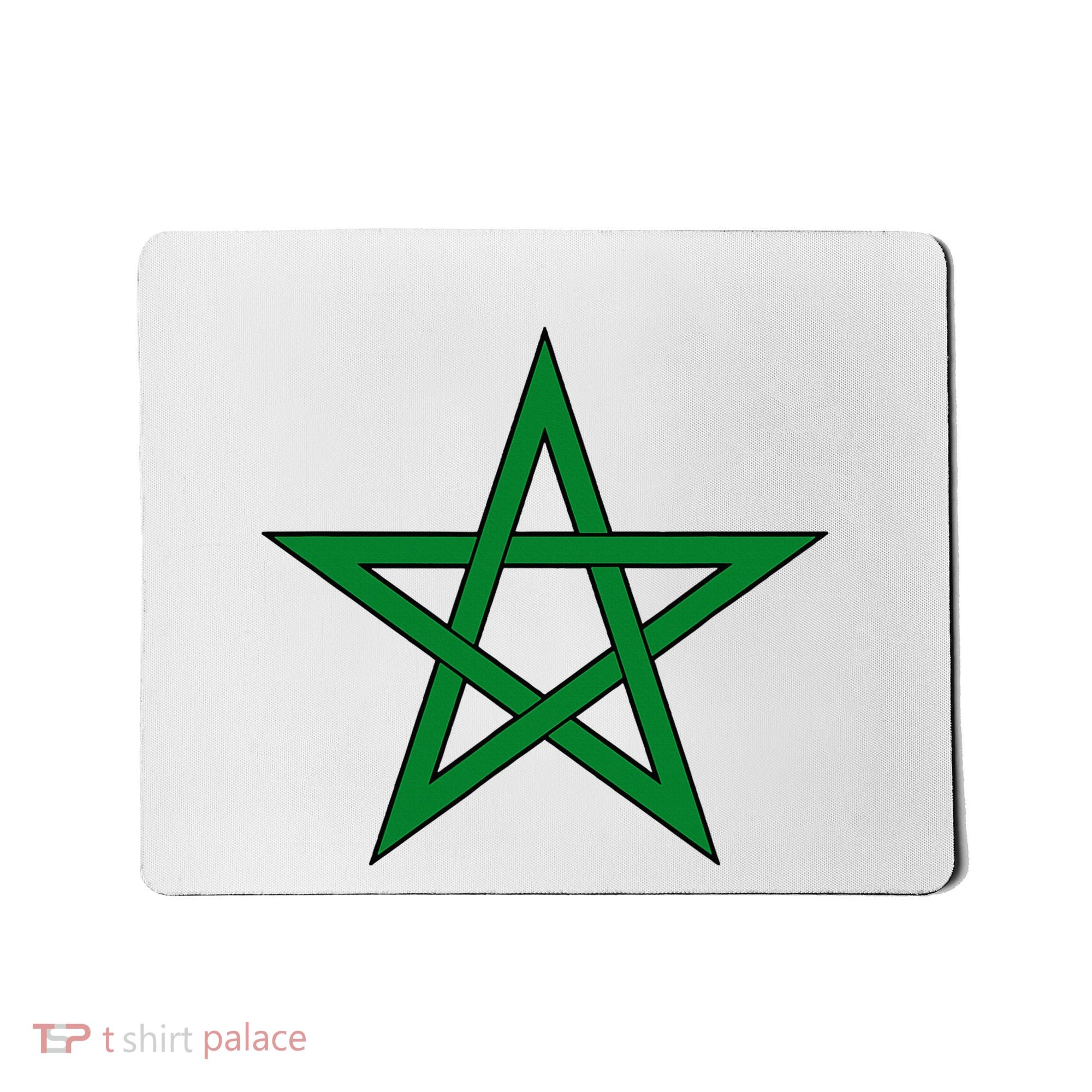 Moorish American Proud Moors Moorish Moroccan Flag Amexem Mousepad