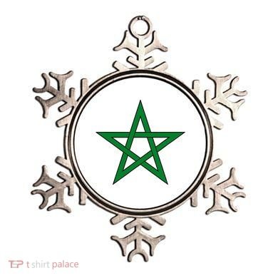 Moorish American Proud Moors Moorish Moroccan Flag Amexem Ornament