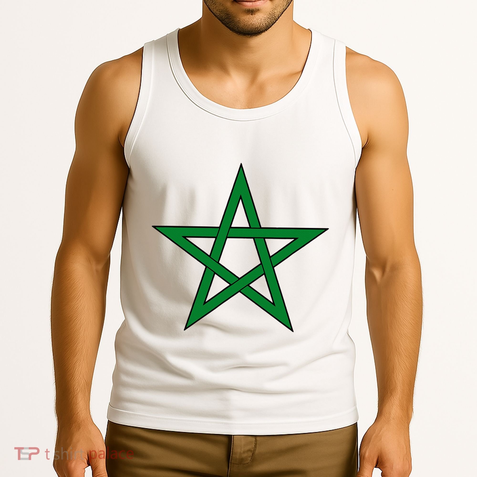 Moorish American Proud Moors Moorish Moroccan Flag Amexem Tank Top