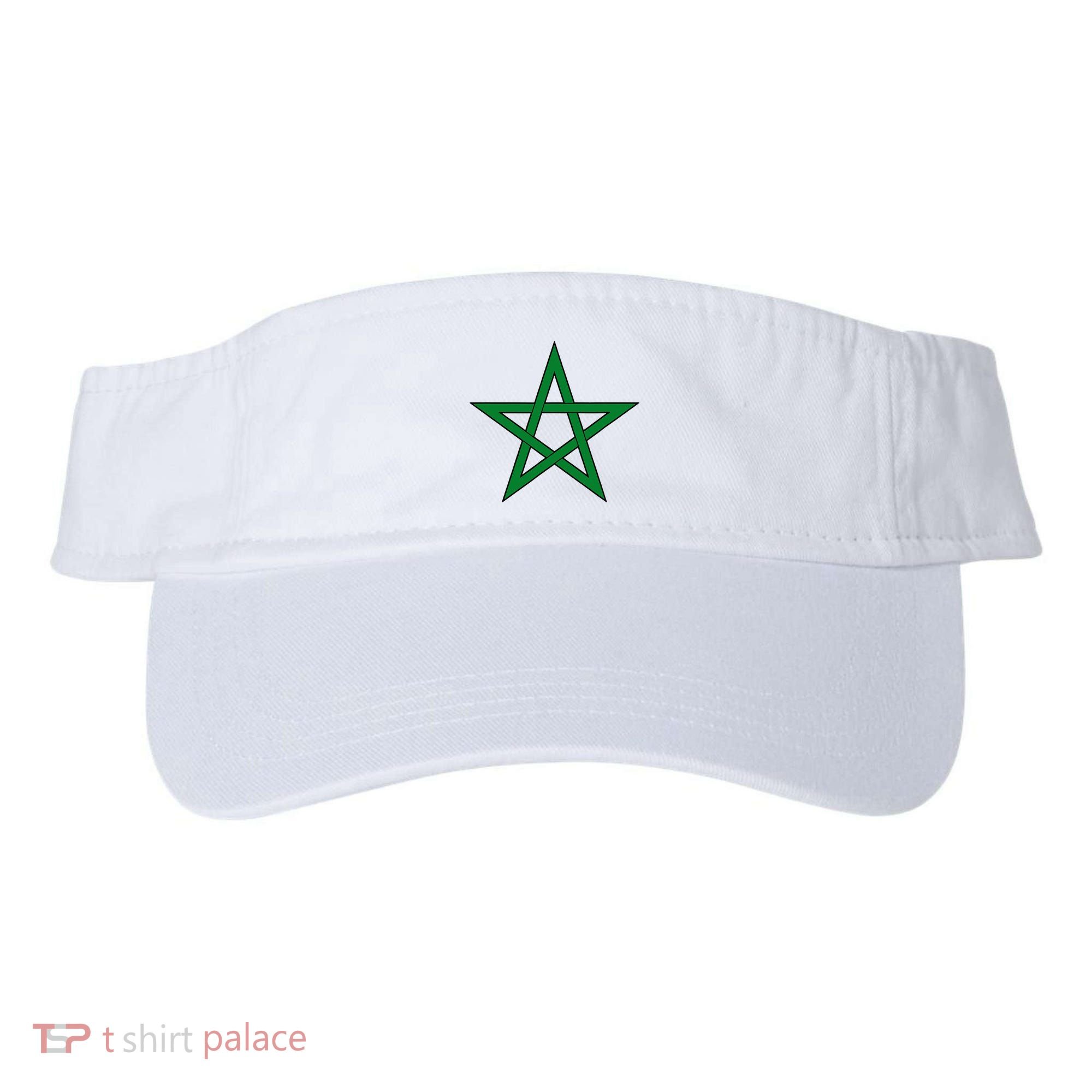 Moorish American Proud Moors Moorish Moroccan Flag Amexem Visor