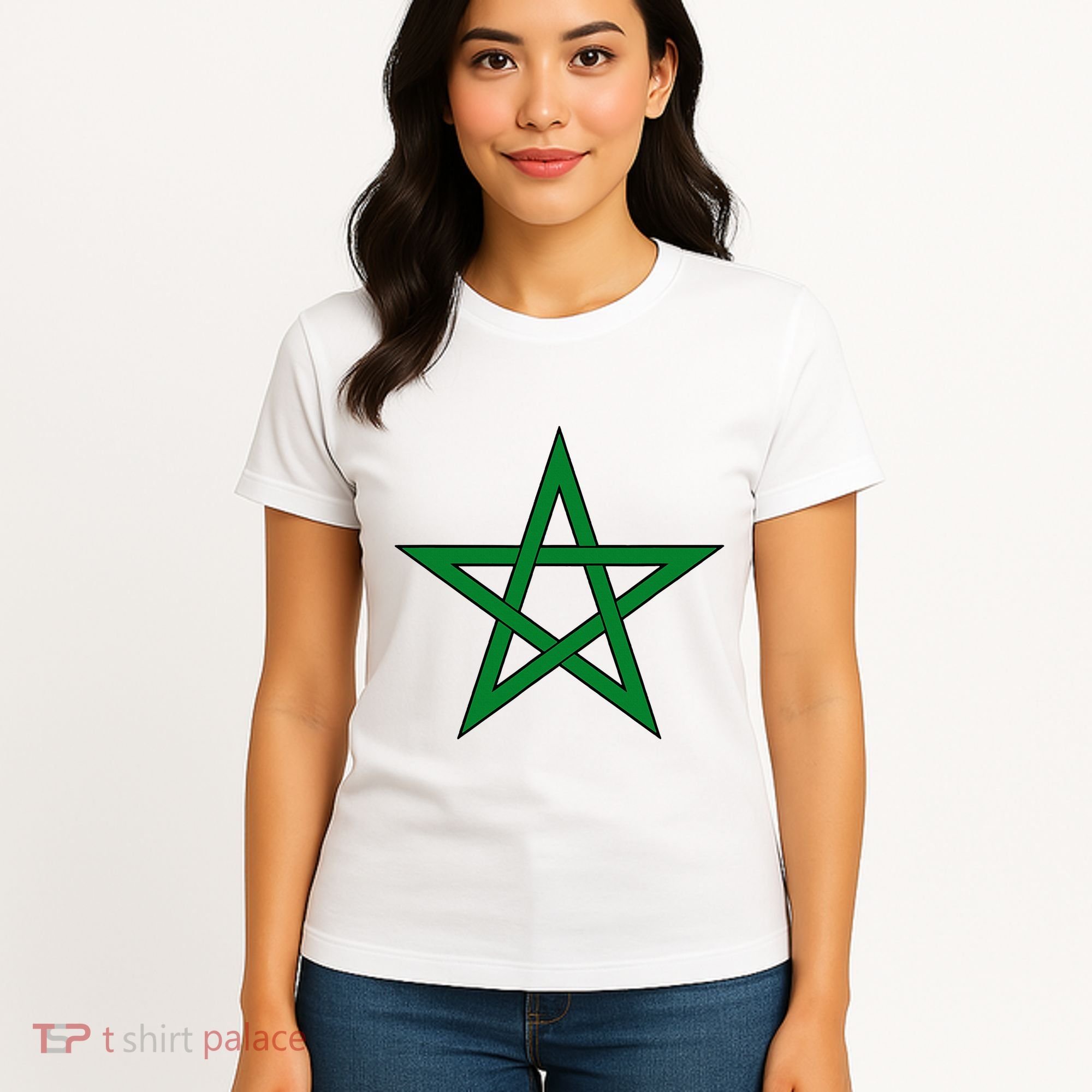 Moorish American Proud Moors Moorish Moroccan Flag Amexem Women's T-Shirt