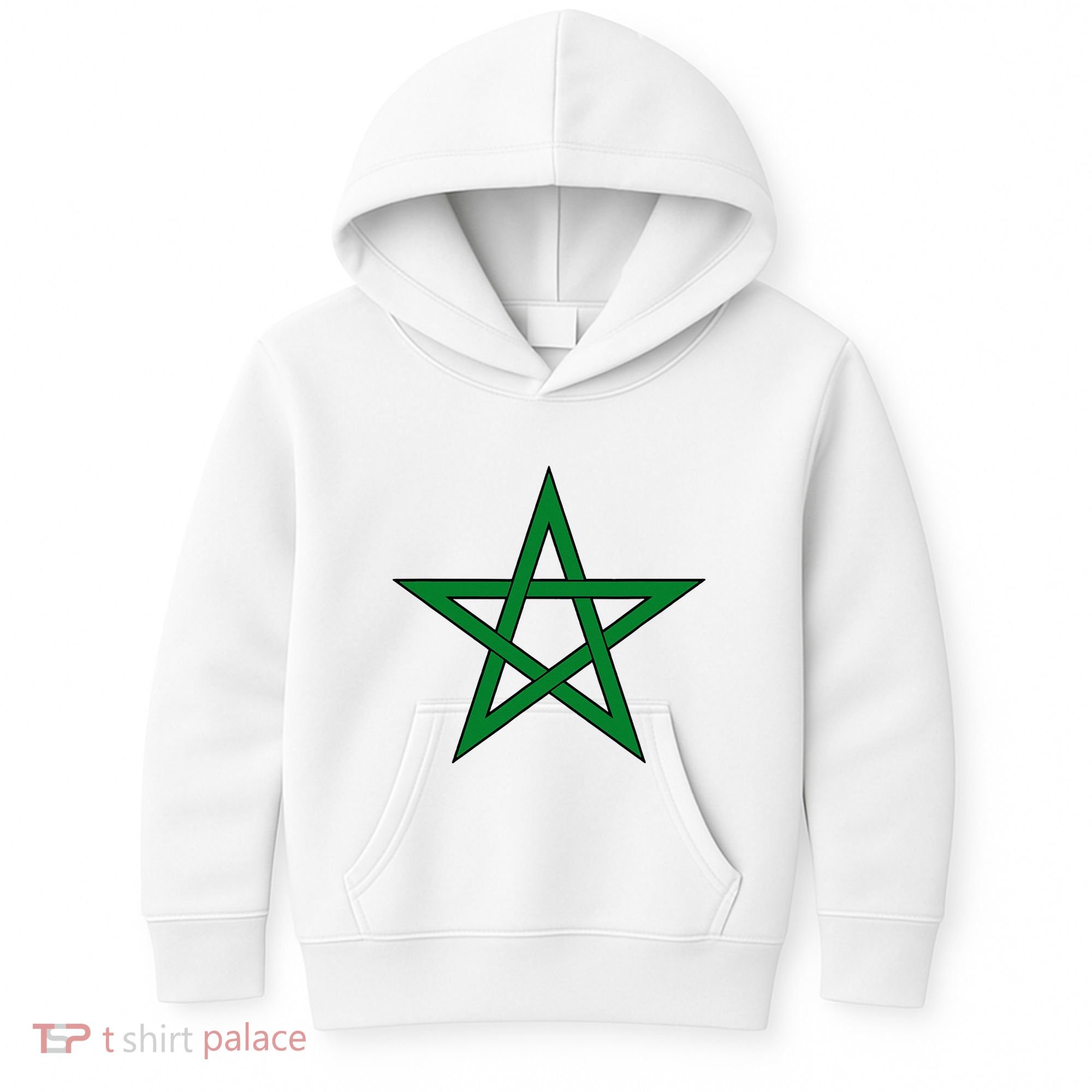 Moorish American Proud Moors Moorish Moroccan Flag Amexem Kids Hoodie